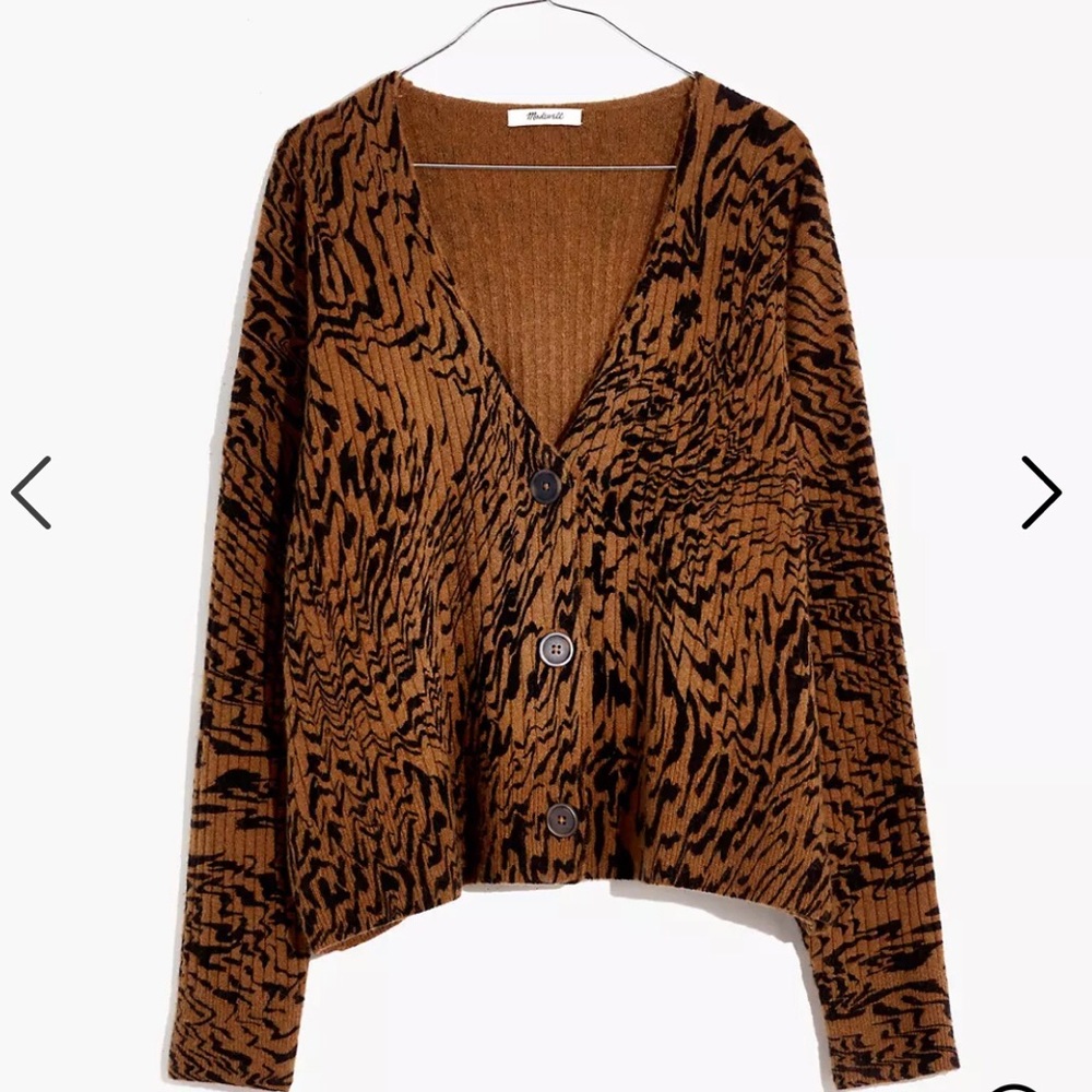 Madewell Ribbed Cardigan Sweater